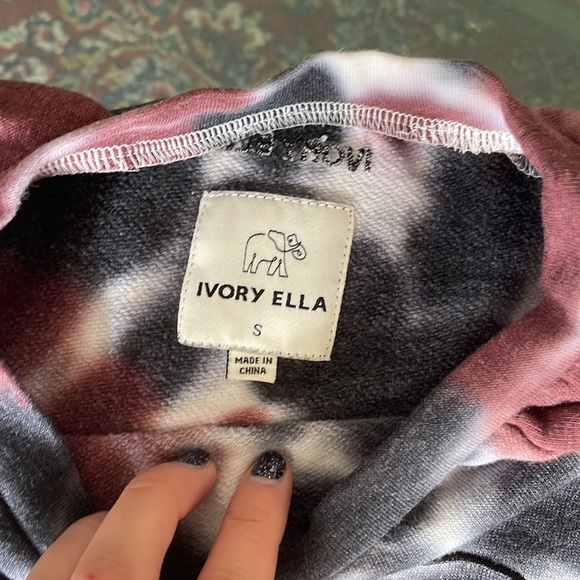 Ivory Ella tie dye dress - Picture 6 of 6